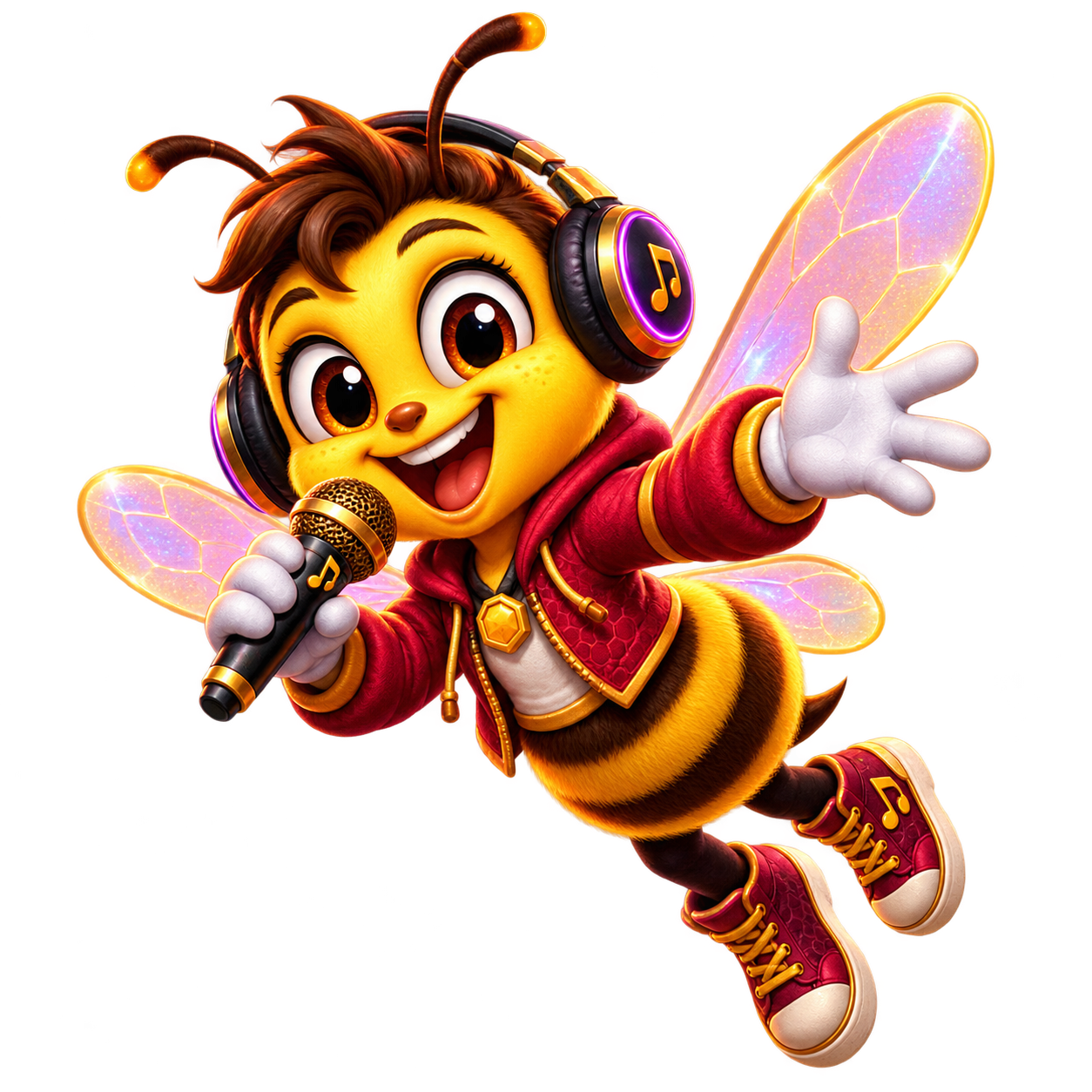 Personagem ABELHUDA do Burgão Games