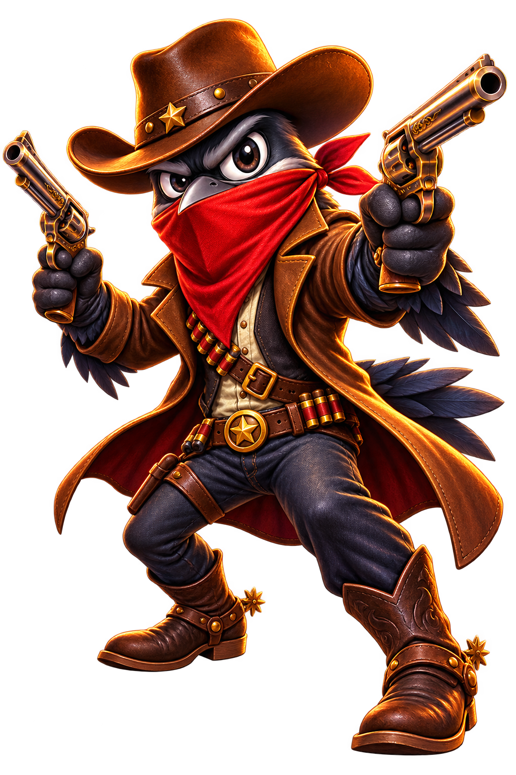 Personagem CORVO do Burgão Games